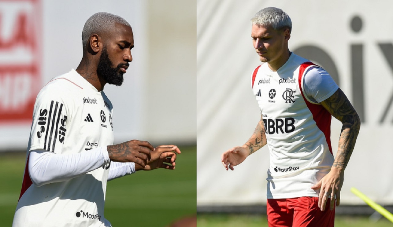 Gerson e Varela brigaram em treino do Flamengo