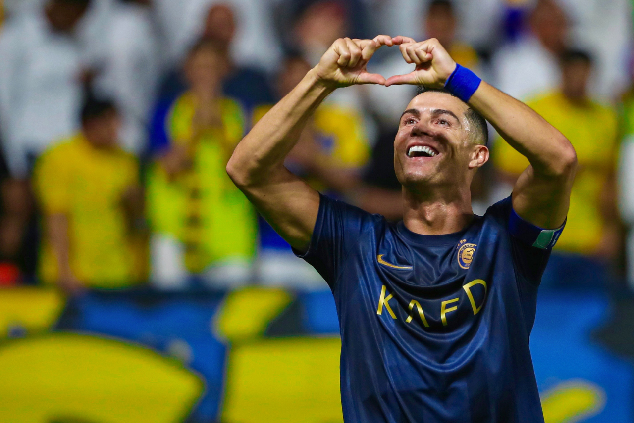 Cristiano Ronaldo é o jogador mais bem pago de 2023 Foto: Al-Nassr FC/Twitter