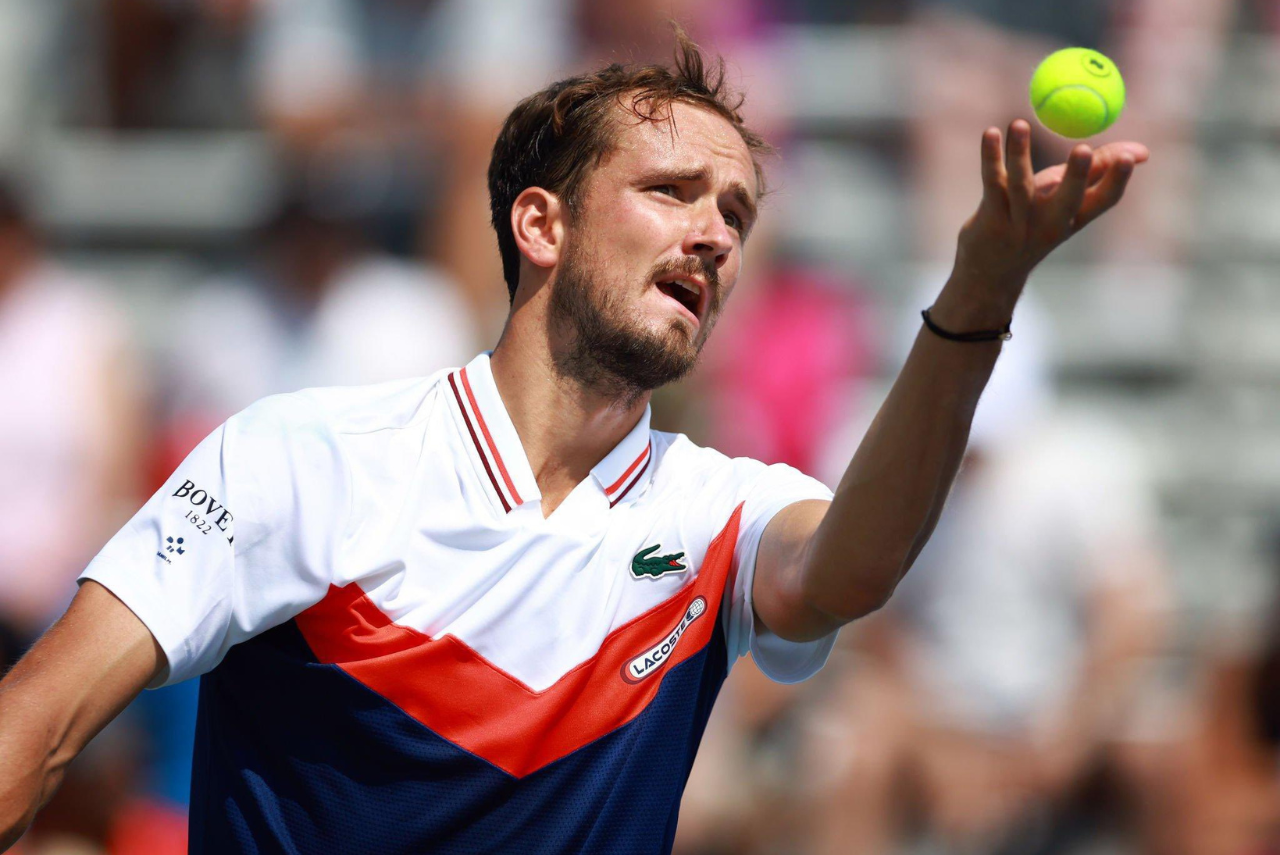 O tenista russo Daniil Medvedev é um dos candidatos ao título do US Open (Foto: Daniil Medvedev/Twitter)