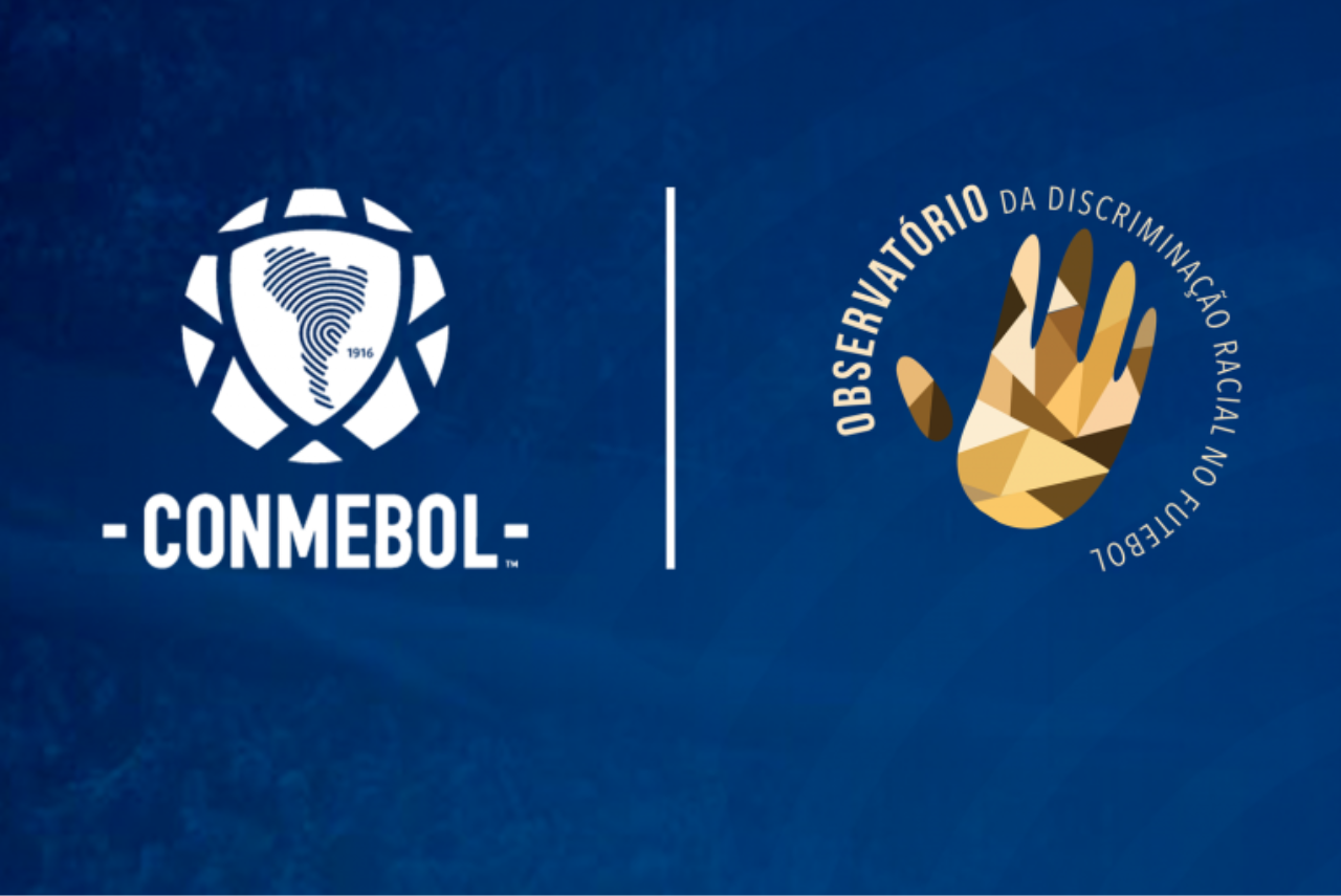 Conmebol anunciou parceria em luta contra racismo (Foto: Twitter/Reprodução)