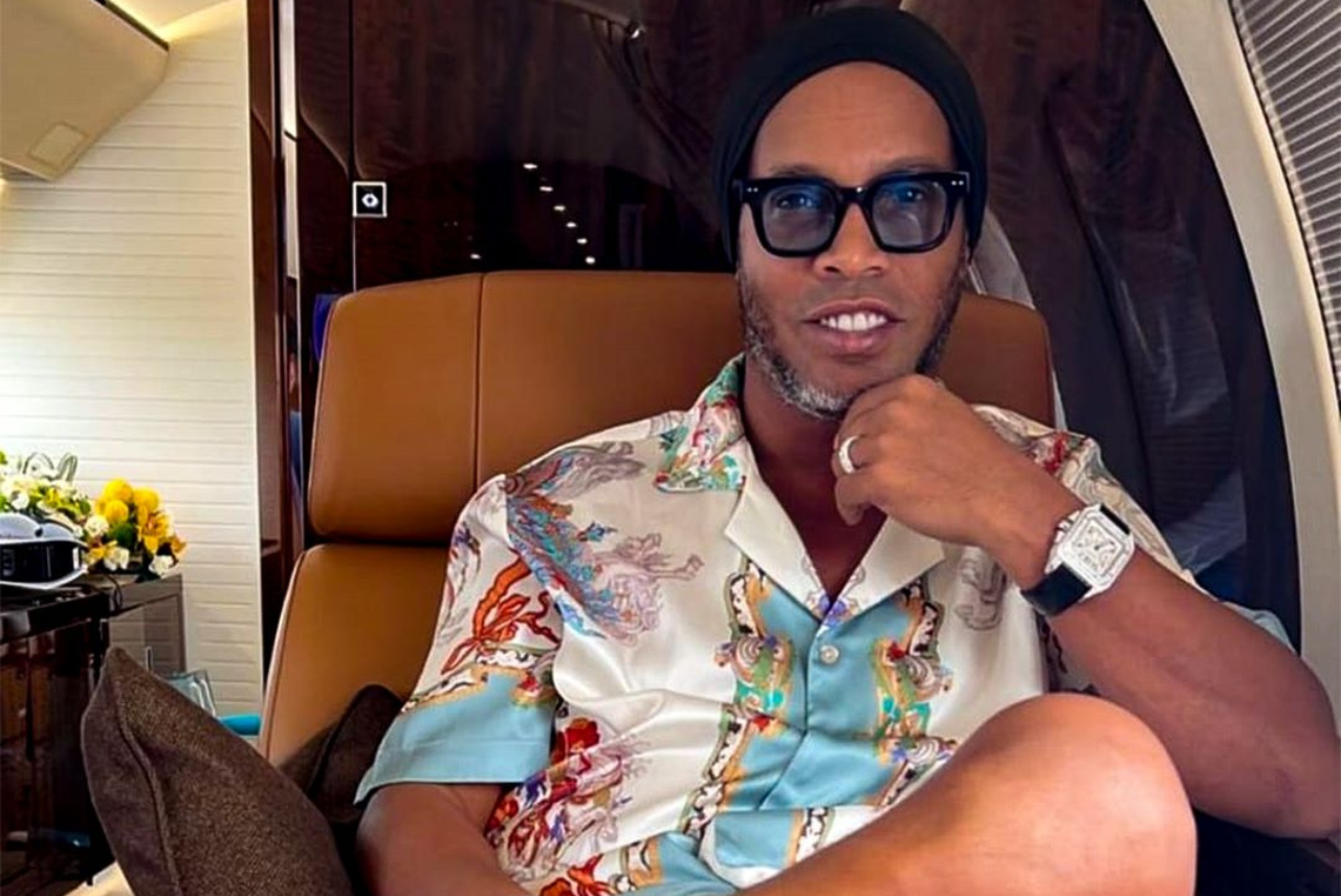 Ronaldinho Gaúcho foi convocado para depor na CPI das Criptomoedas (Foto: @10Ronaldinho/Twitter)