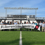 Vasco reuniu representantes em defesa da reabertura do São Januário (Foto: Vasco da Gama/Twitter)
