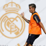 Reinier em treino pelo Real Madrid