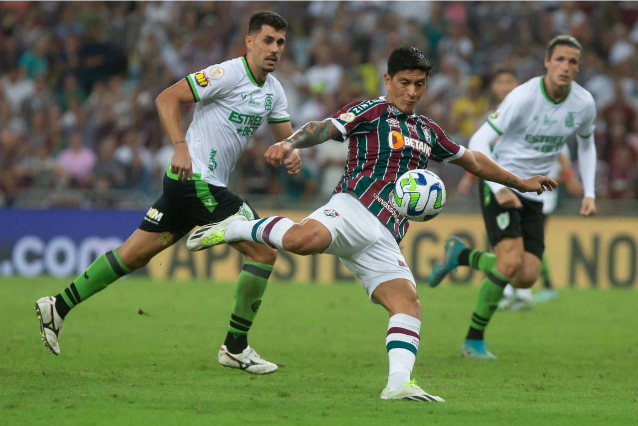 Cano foi autor do segundo na vitória do Fluminense por 3x1 contra o América-MG (Foto: Marcelo Gonçalves/Fluminense)