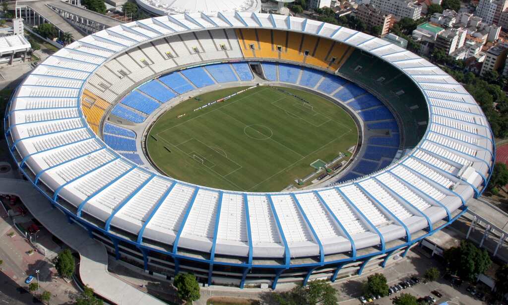 Estádio Maracanã visto de cima