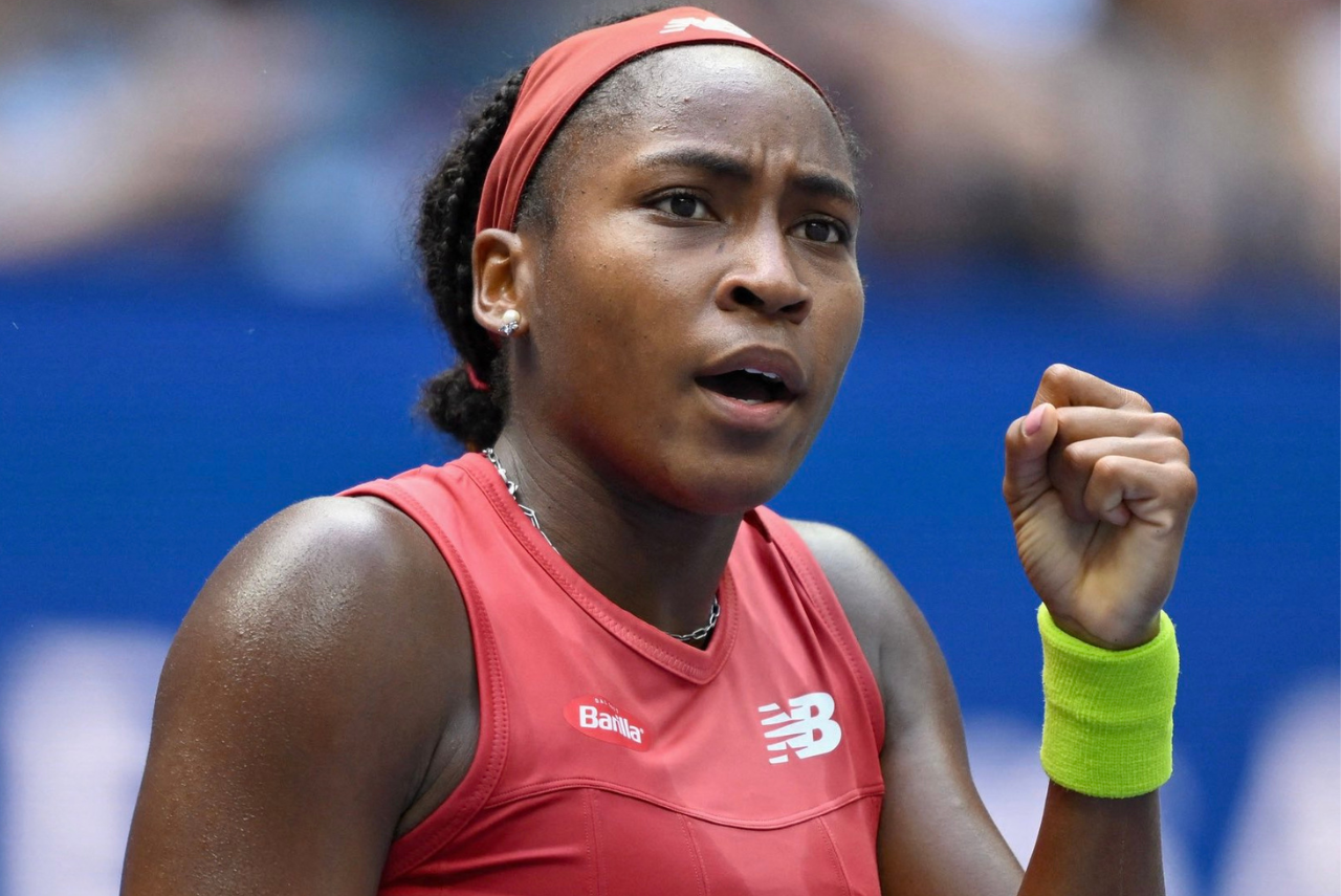 Coco Gauff segue em frente no US Open 2023 (Foto: WTA/Twitter)