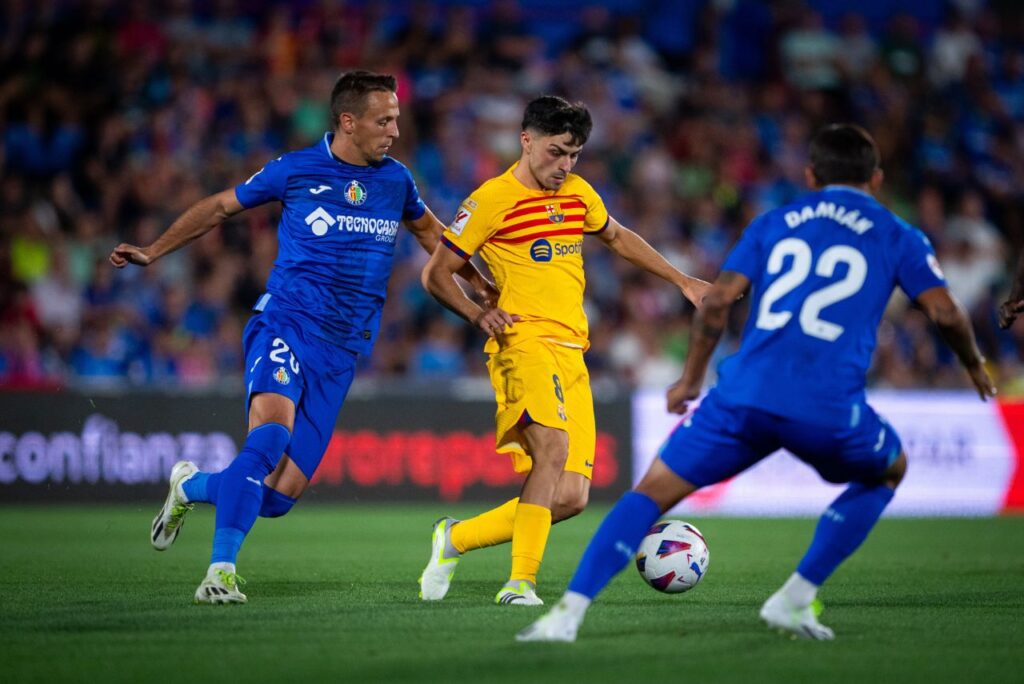 Jogo entre Barcelona e Getafe
