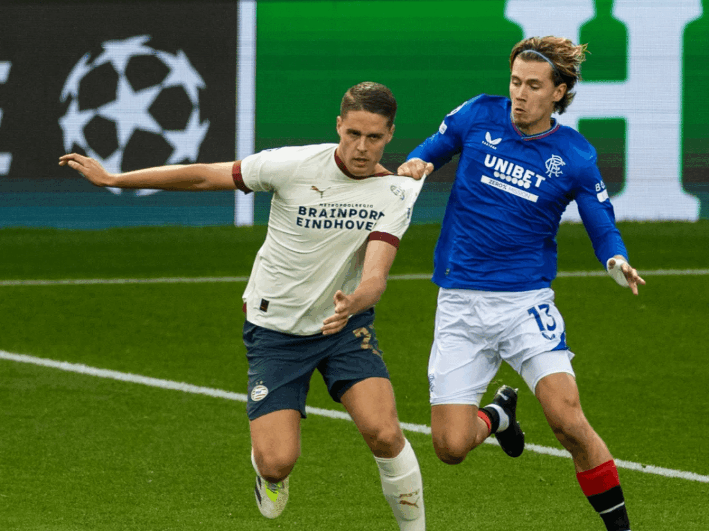 Rangers x PSV - Liga dos Campeões