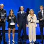 Haaland e espanhola Aitana Bonmatí recebem prêmios de melhores do ano da Uefa