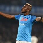 Vídeo zombando Victor Osimhen foi publicado nas redes do Napoli (Foto: SSC Napoli/Divulgação)