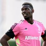 Pogba em treino da Juventus