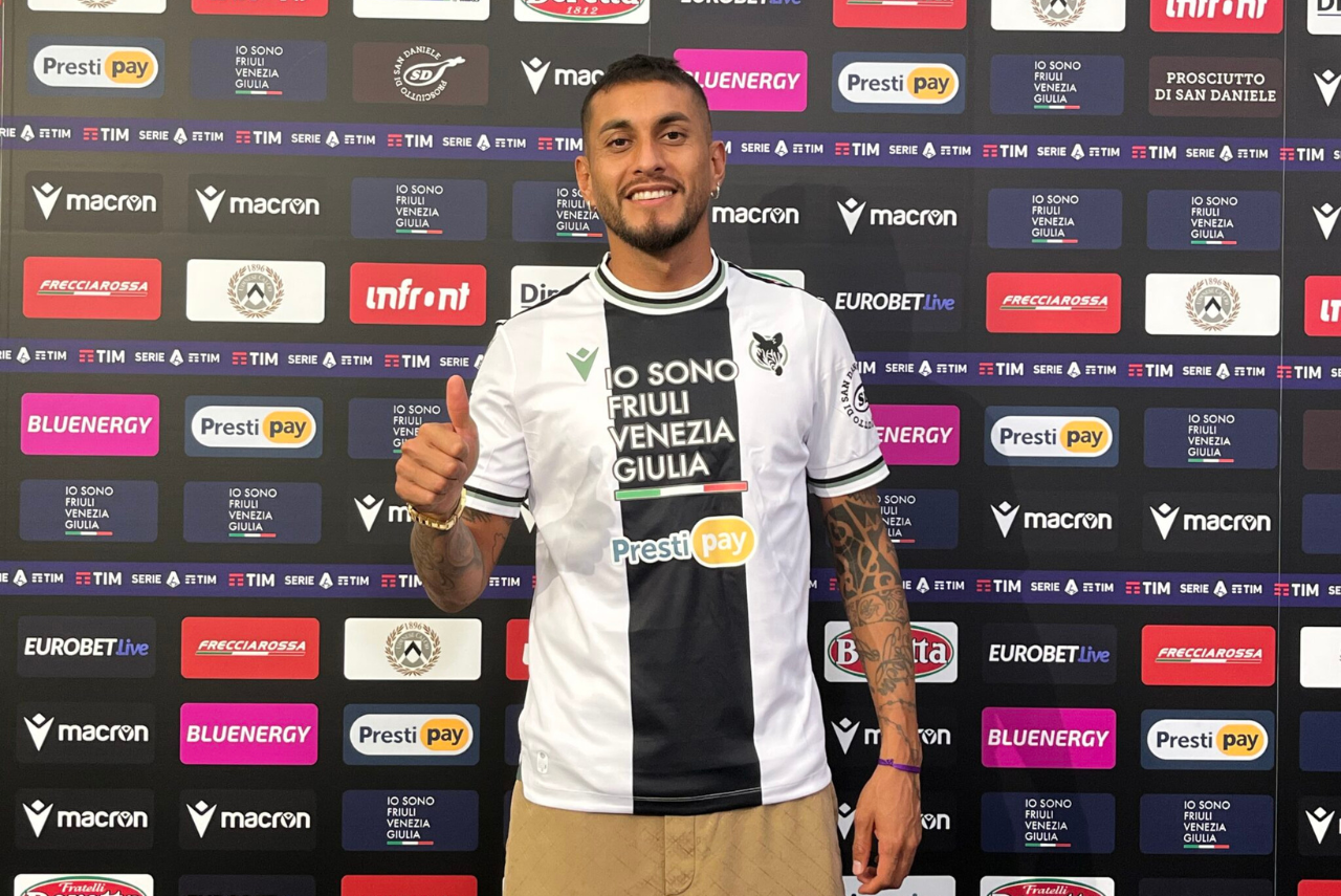 Roberto Pereyra fará terceira passagem pela Udinese (Foto: Udinese/Divulgação)