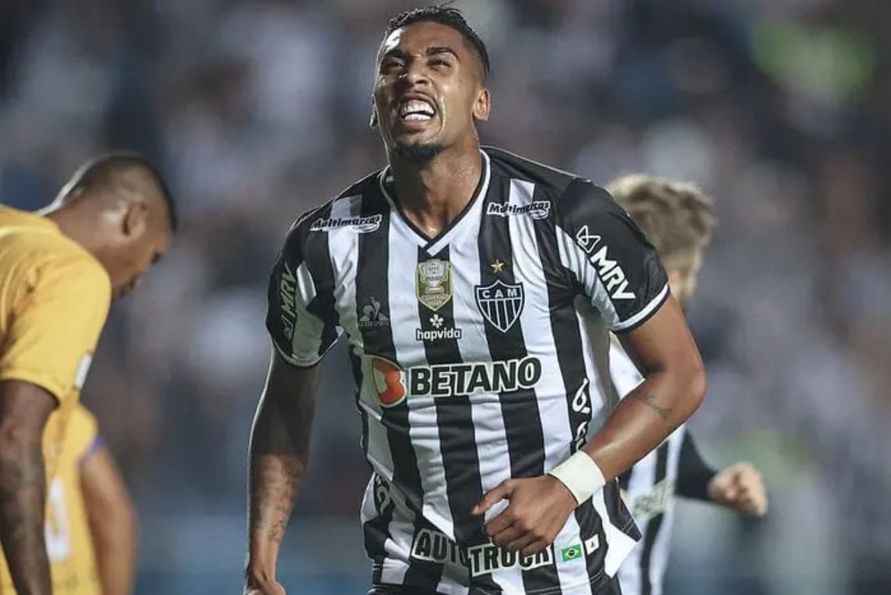 Atacante Fábio Gomes atuando pelo Atlético-MG