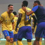 Cristiano Ronaldo marcou dois na vitória do Al-Nassr (Foto: Al-Nassr/Divulgação)