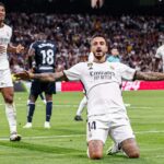 Joselu garantiu a virada e a liderança para os merengues (Foto: Real Madrid/Divulgação)