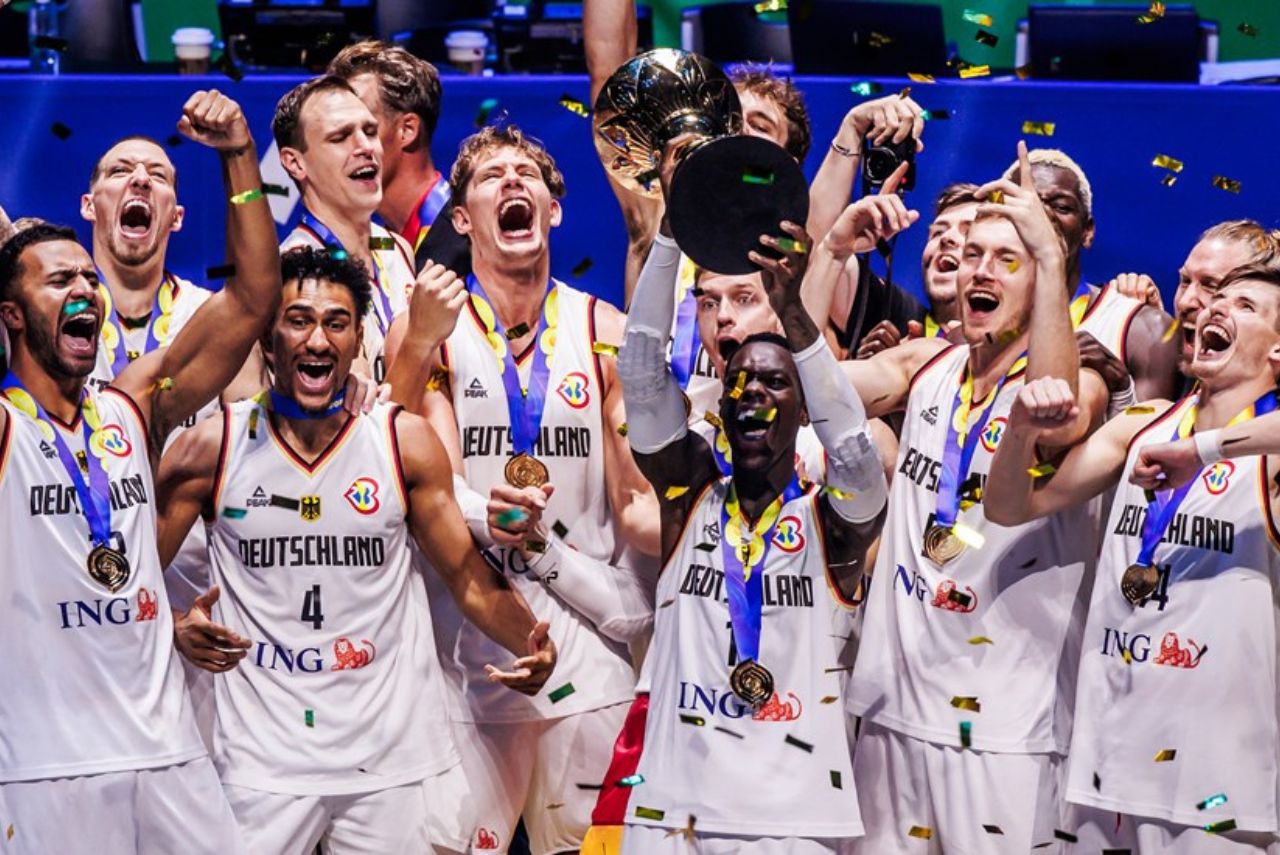 Alemanha comemora título mundial de basquete