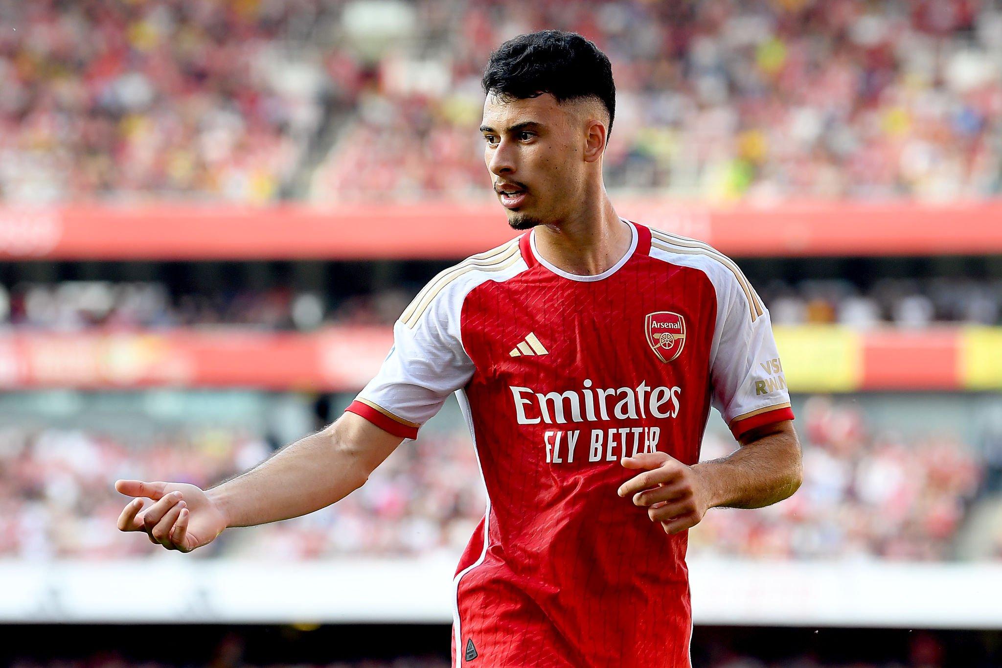 Gabriel Martinelli deixou a partida ainda no primeiro tempo (Foto: David Price/Arsenal FC)