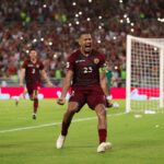 Rondón, autor do gol da Venezuela