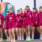 Seleção Espanhola Feminina na concentração da Copa do Mundo 2023 (Foto: RFEF/Divulgação)