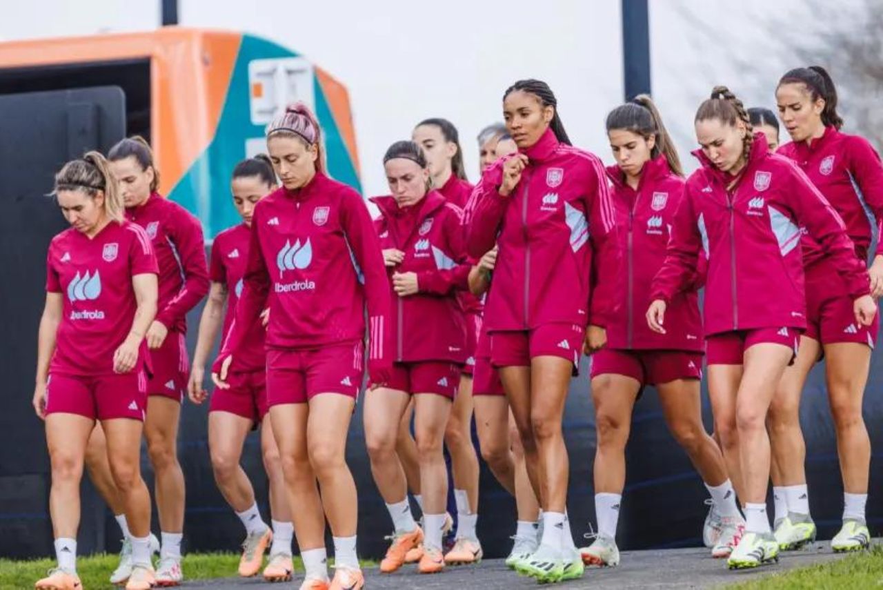 Seleção Espanhola Feminina na concentração da Copa do Mundo 2023 (Foto: RFEF/Divulgação)
