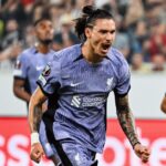 Uruguaio marcou o primeiro do Liverpool na Áustria