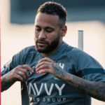 Neymar ficou de fora dos relacionados para clássico com Al-Ittihad (Foto: Neymar Jr/Twitter)