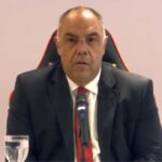 Marcos Braz concedeu entrevista coletiva nesta Quinta (21) (Foto: Twitter/Reprodução)