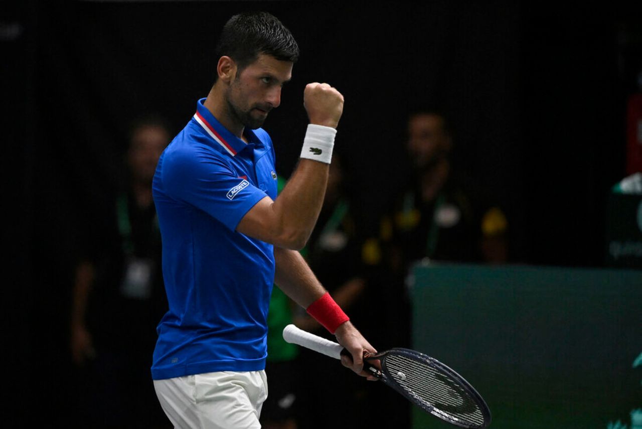 Sérvia de Djokovic está na fase final da Copa Davis (Foto: Jose Jordan/AFP)