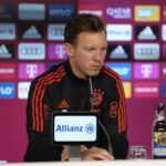Nagelsmann em entrevista coletiva pelo Bayern de Munique
