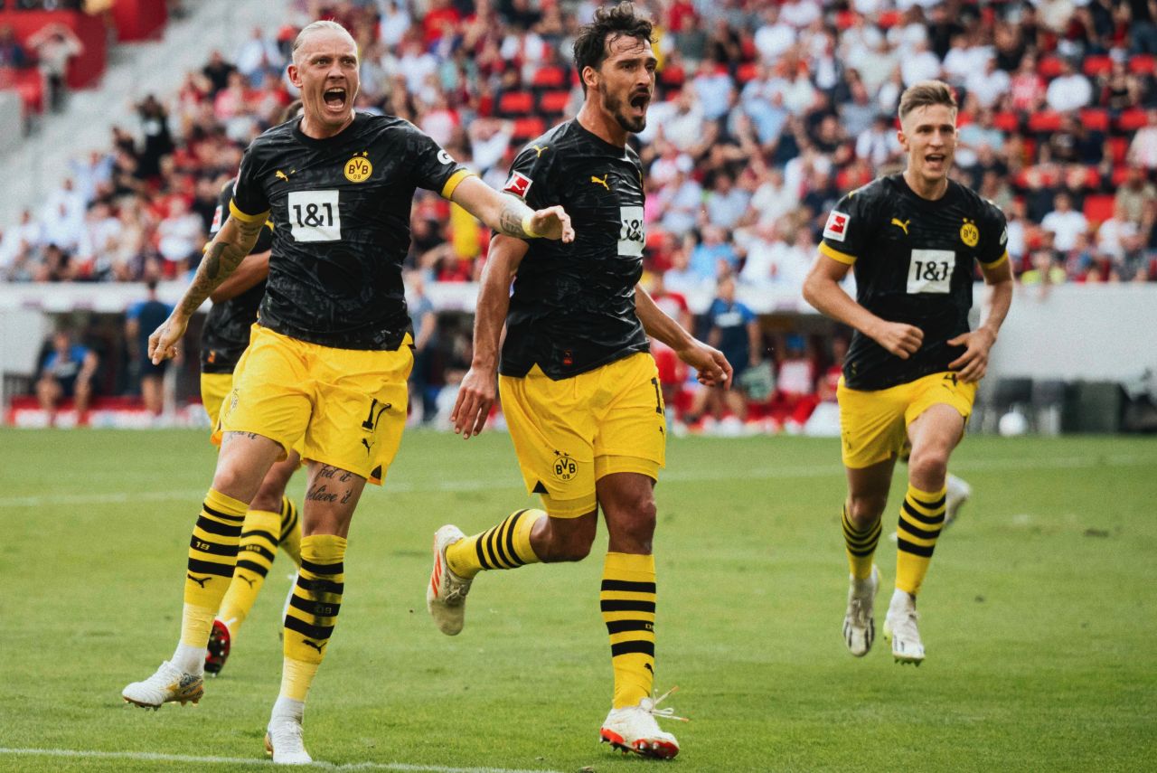 Borussia Dortmund venceu por 4x2 o Freiburg (Foto: Borussia Dortmund/Divulgação)