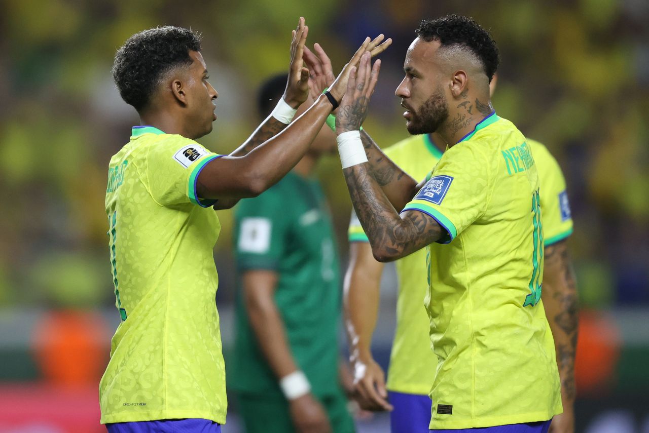 Neymar e Rodrygo, Seleção