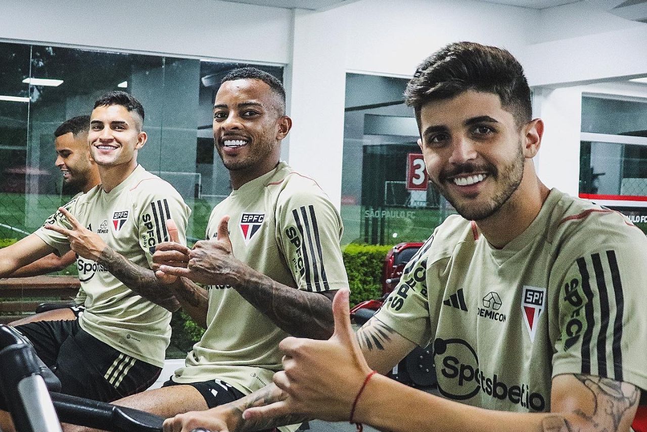 Jogadores do São Paulo