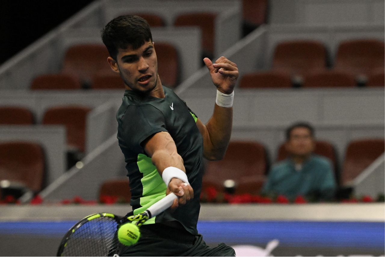 Carlos Alcaraz segue sonhando com o título na China