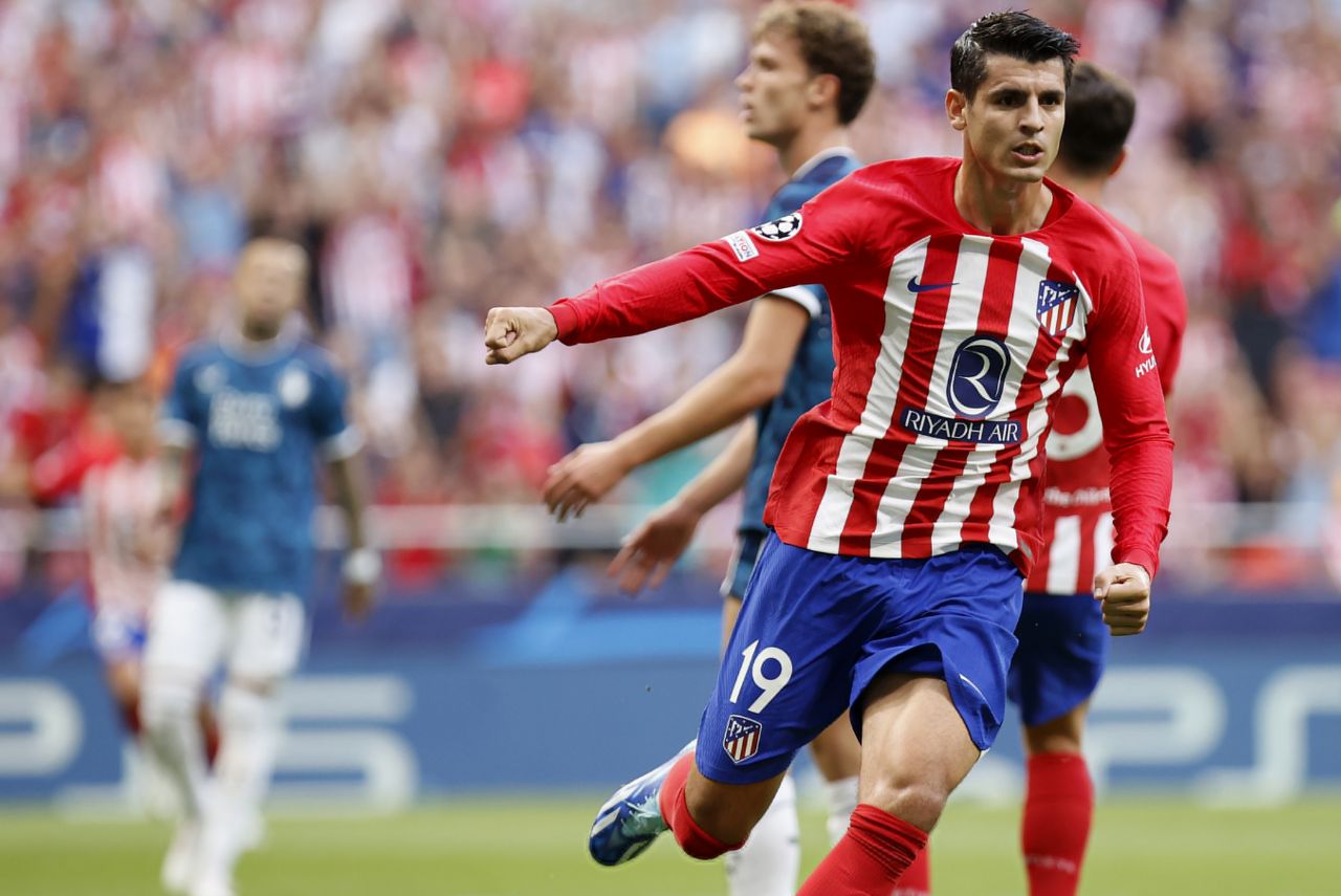 Morata segue boa fase pelo Atlético de Madrid
