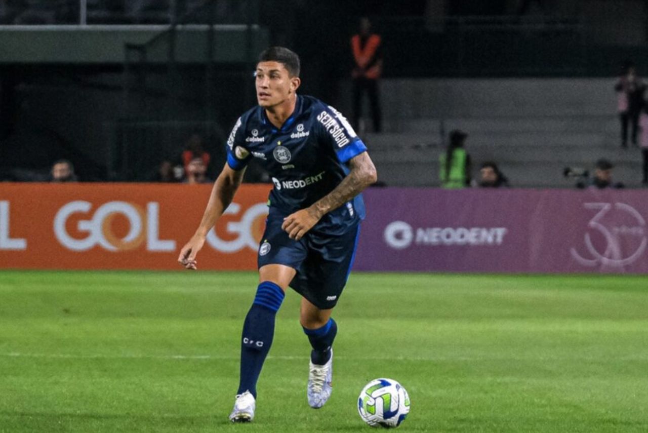 Thiago Dombroski em ação pelo Coritiba