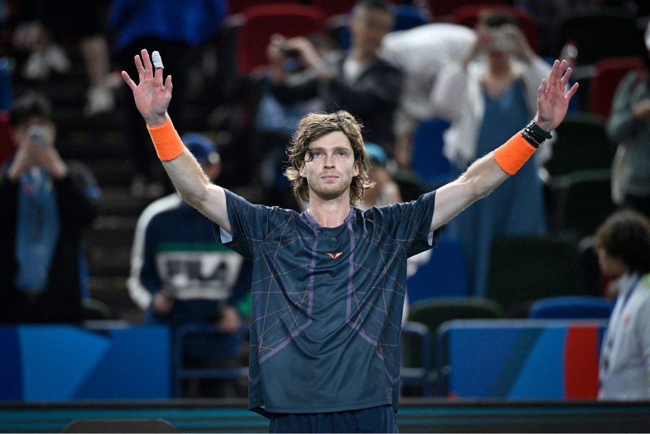 Rublev volta ao top 5 no ranking da ATP Foto: Wang Zhao / AFP