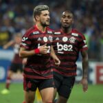 Dupla em ação pelo Flamengo