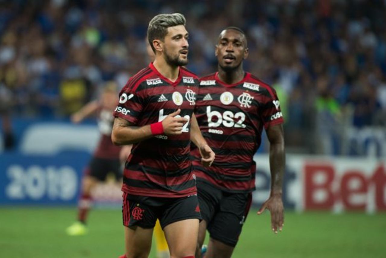 Dupla em ação pelo Flamengo