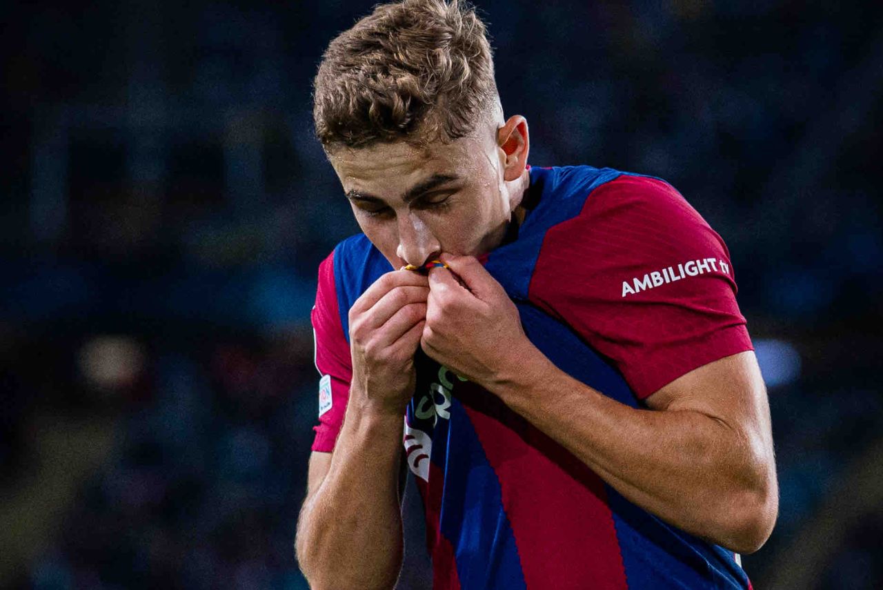 Fermín López marcou na vitória do Barcelona