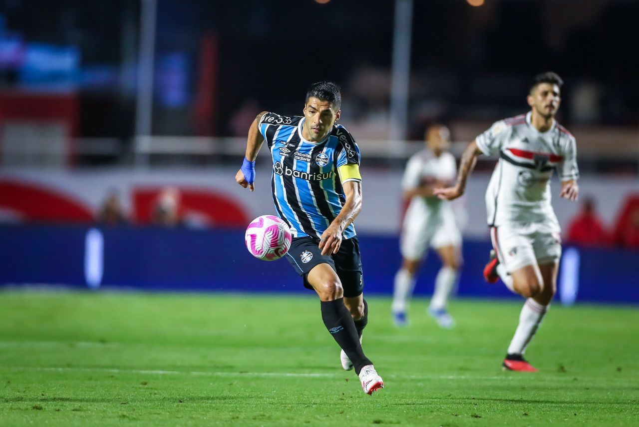 Suárez em São Paulo x Grêmio