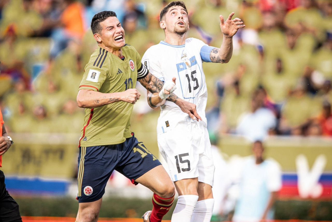 Colômbia x Uruguai pelas Eliminatórias