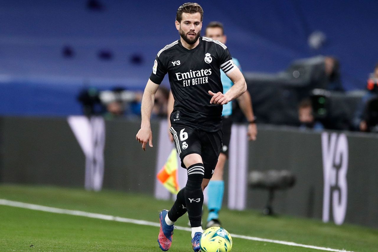 Nacho foi expulso após falta dura na partida contra o Girona (Foto: Real Madrid CF/Divulgação)