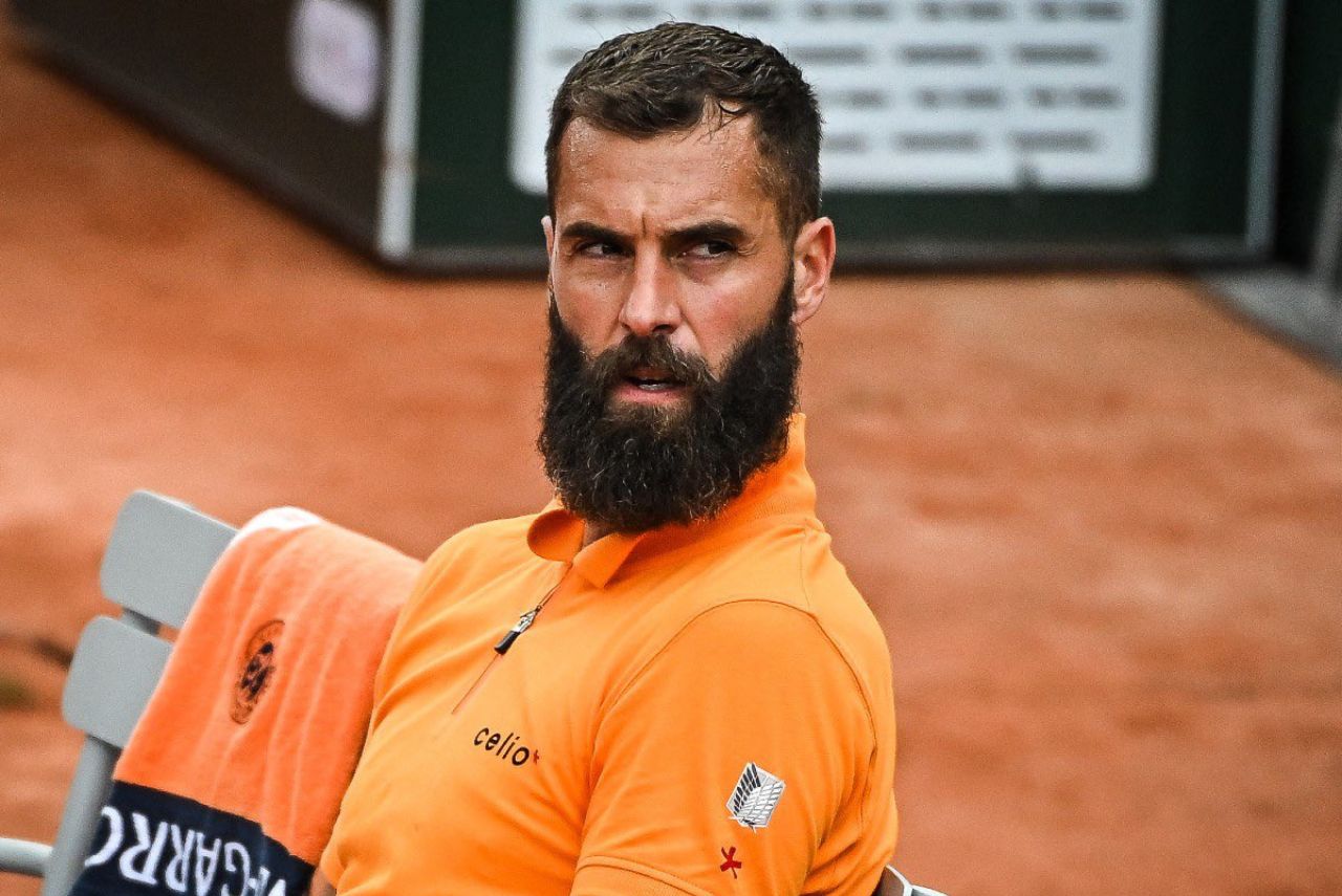 Tenista francês Benoit Paire abandonou partida do Challenger de Málaga (Foto: Twitter/Reprodução)