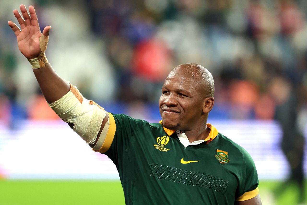 Copa do Mundo de Rúgbi não encontrou provas suficientes contra Bongi Mbonambi (Foto: Emmanuel Dunand/AFP)
