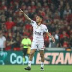 Allan em campo pelo Flamengo