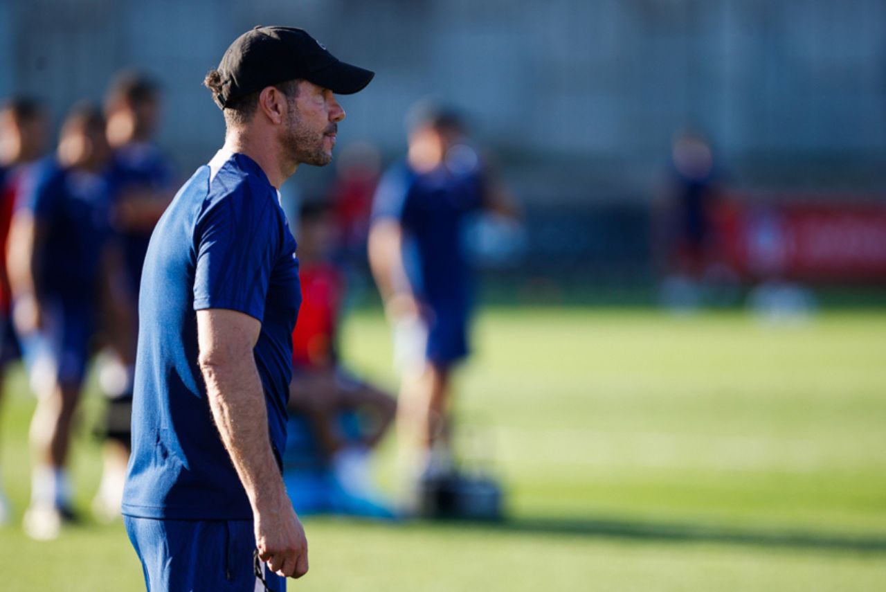 Diego Simeone deve ser renovado no comando do Atlético de Madrid (Foto: Atlético de Madrid/Divulgação)