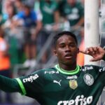 Endrick chega ao Real Madrid em julho de 2024 (Foto: Cesar Greco/Palmeiras)