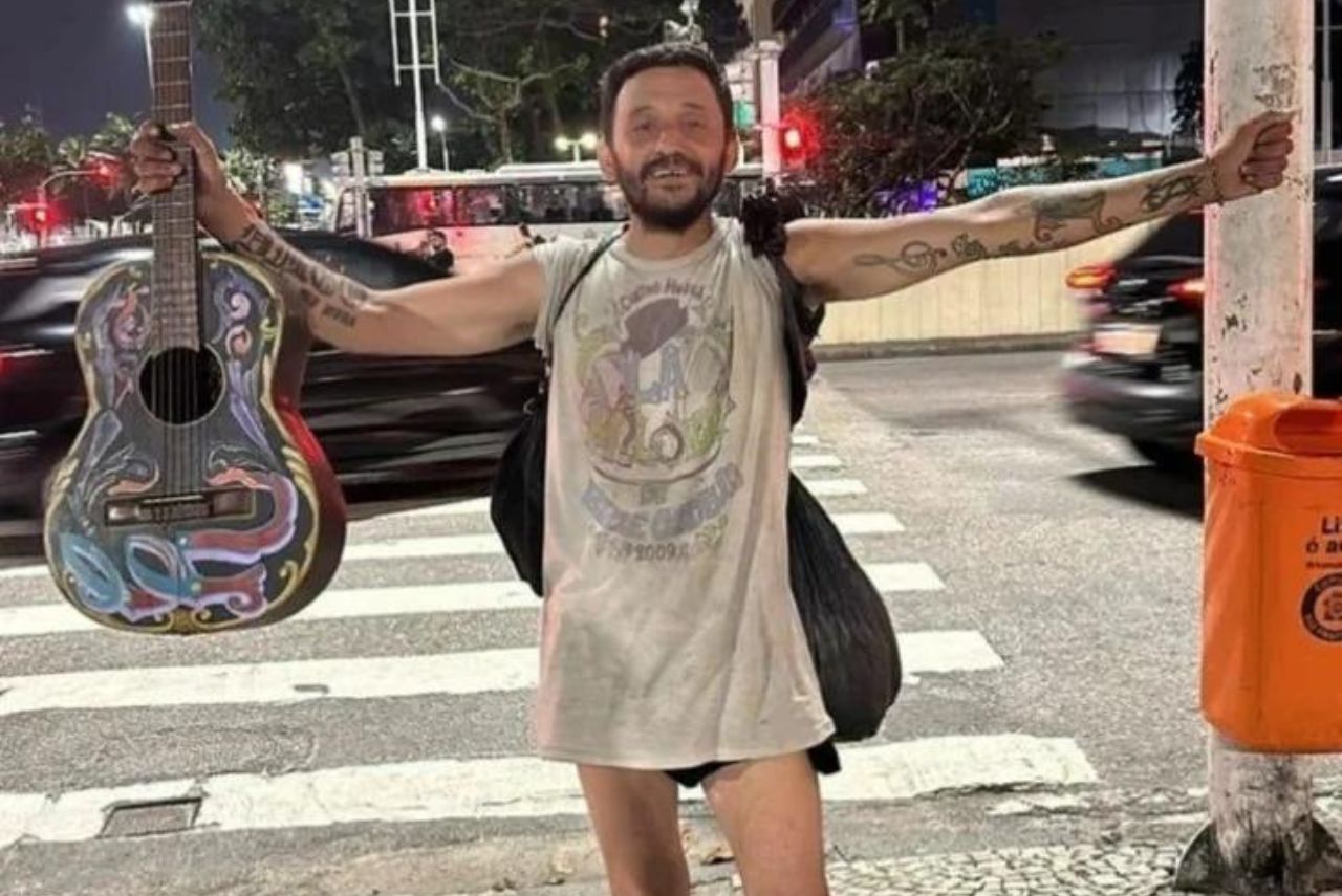 Leandro Fortunato viajou a pé para acompanhar o Boca Juniors (Foto: Instagram/Reprodução)