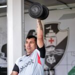 Medel em treino do Vasco