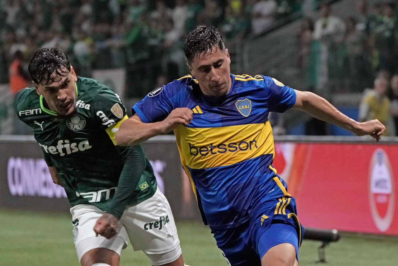 Merentiel em Boca x Palmeiras